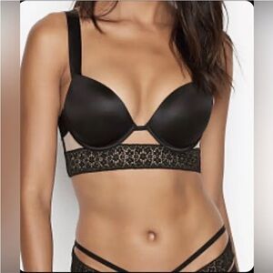 NWOT Black VS Very Sexy Underwire Longline Bra